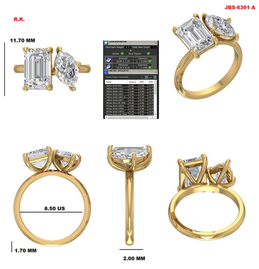 Custom Ring Order - Pedro Toi et Moi