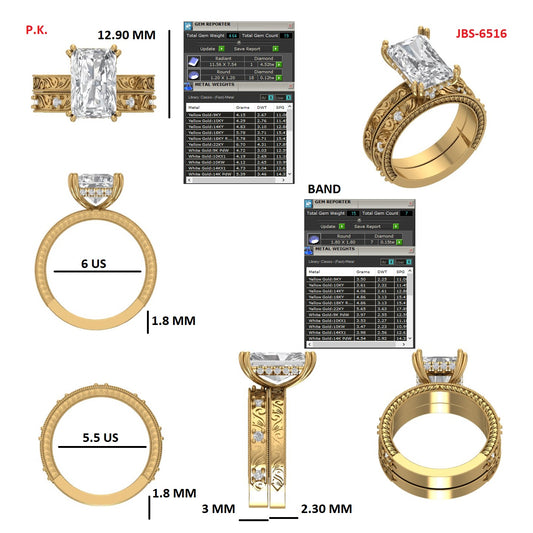 Custom Ring Order - Jovany /Kimberly Band