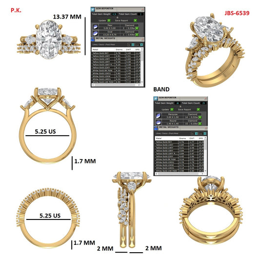 Custom Ring Order - Megan Scott band