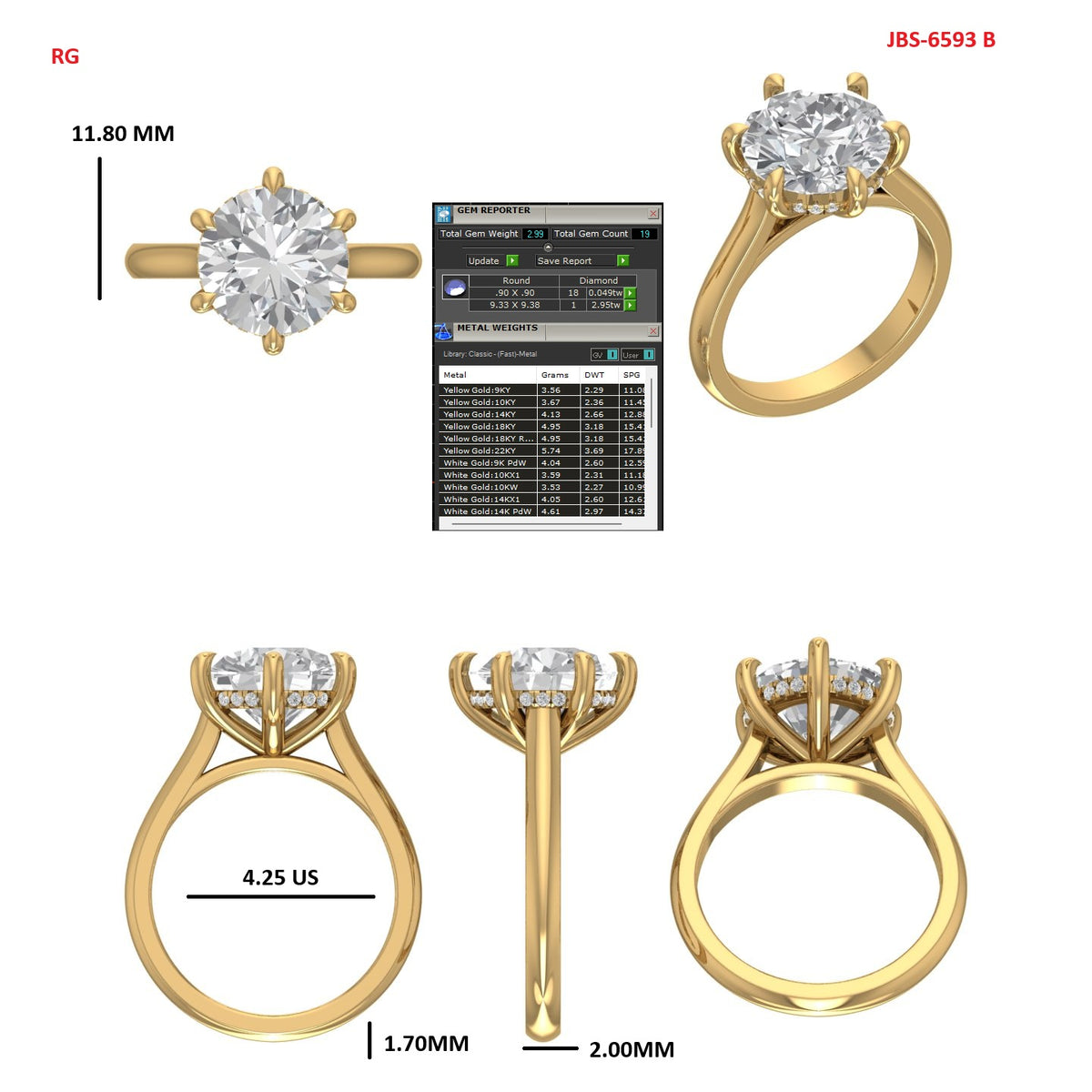 Custom Ring Order Angelina C. Two rings
