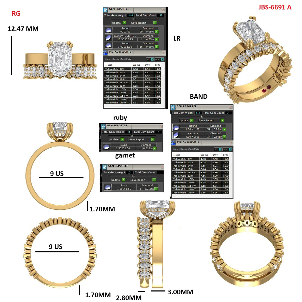 Custom Ring Order - Alexus two rings
