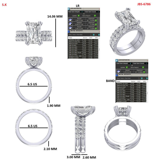 Custom Ring Order - Andrew Platinum band