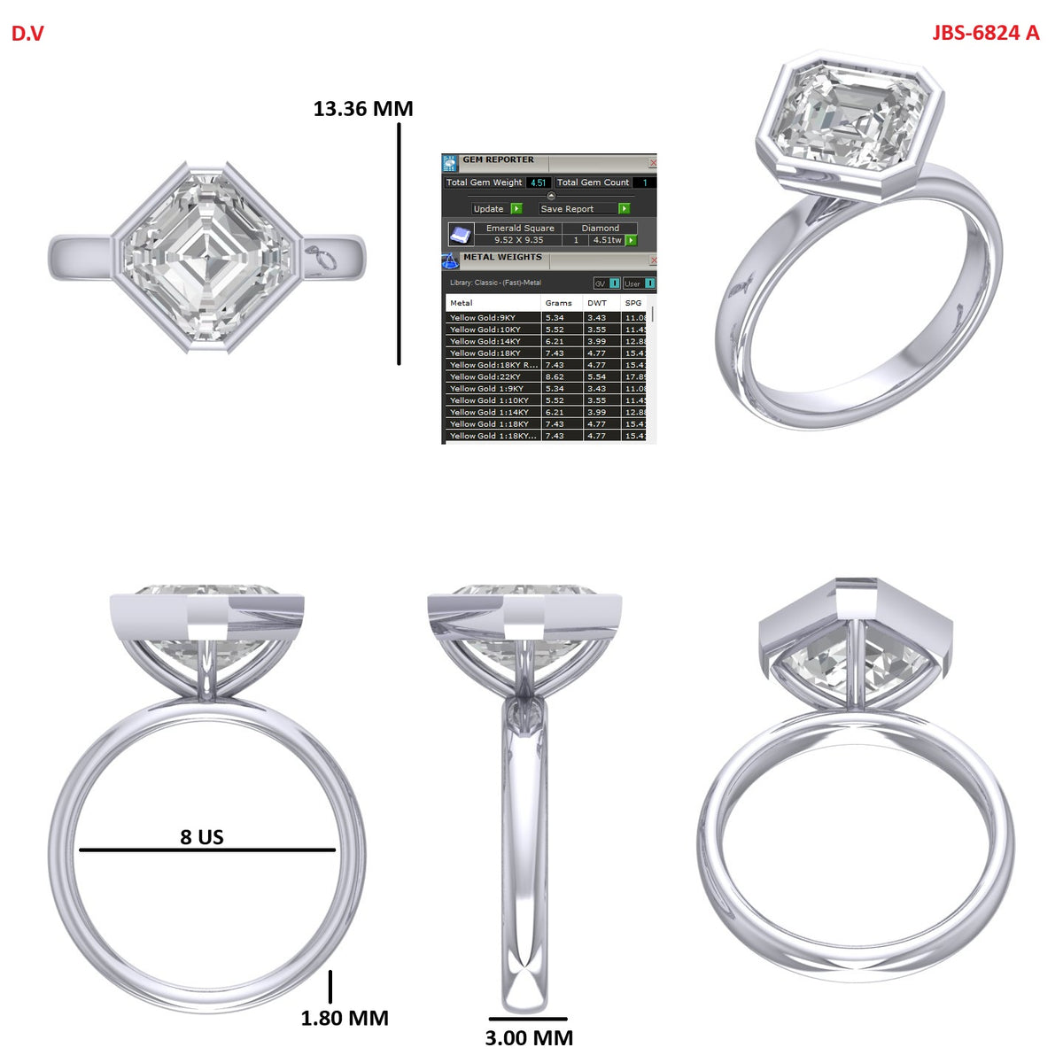 Custom Ring Order Jane Asscher