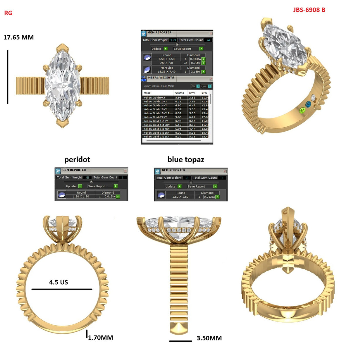 Custom Ring Order Ava/Bryce