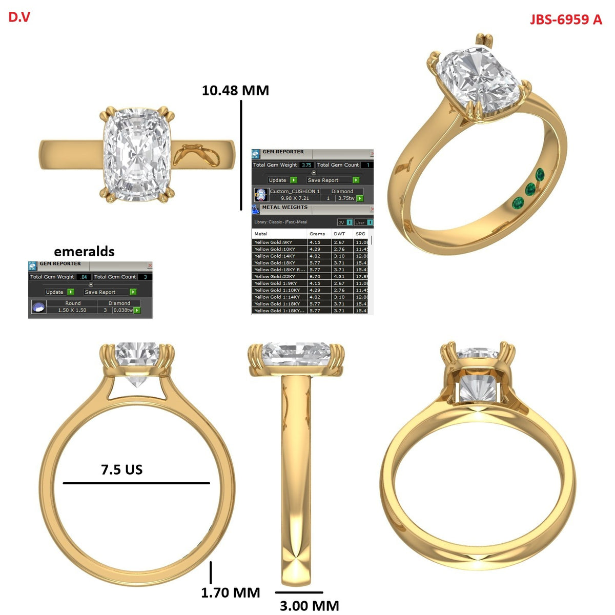 Custom Ring Order Shawnee