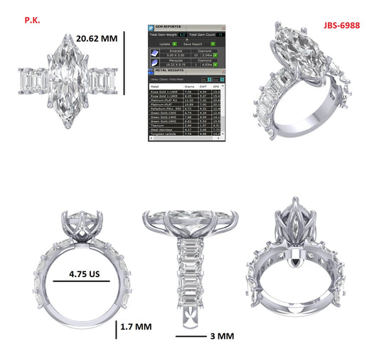 Custom Ring Order Derek/Kelsi Pmt #3