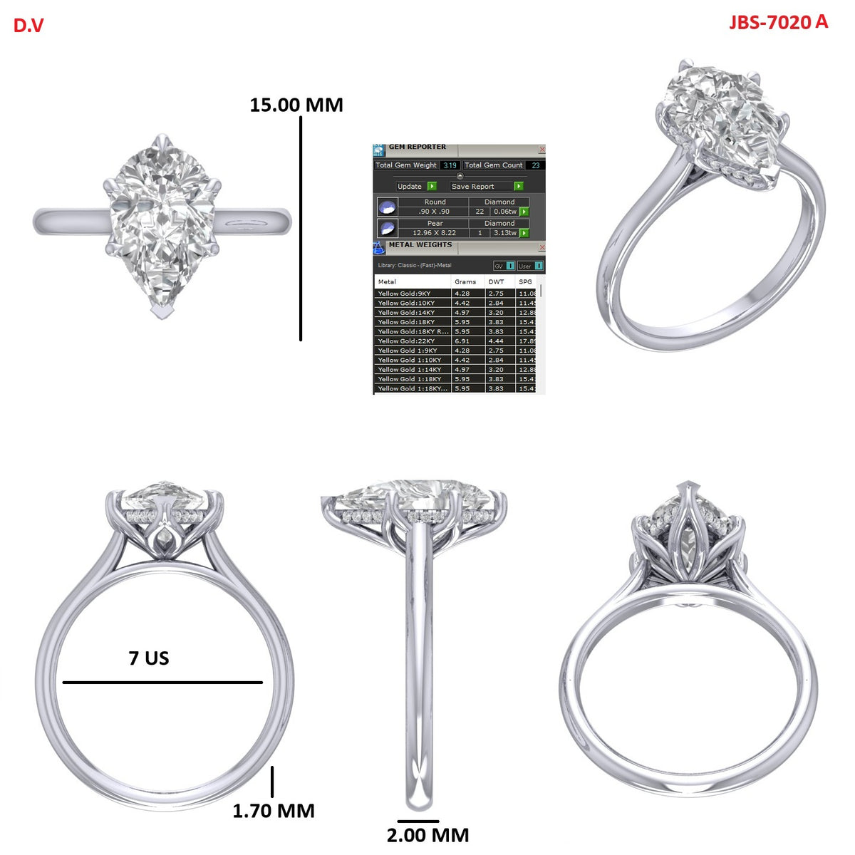 Custom Ring Order Ty/Chloe