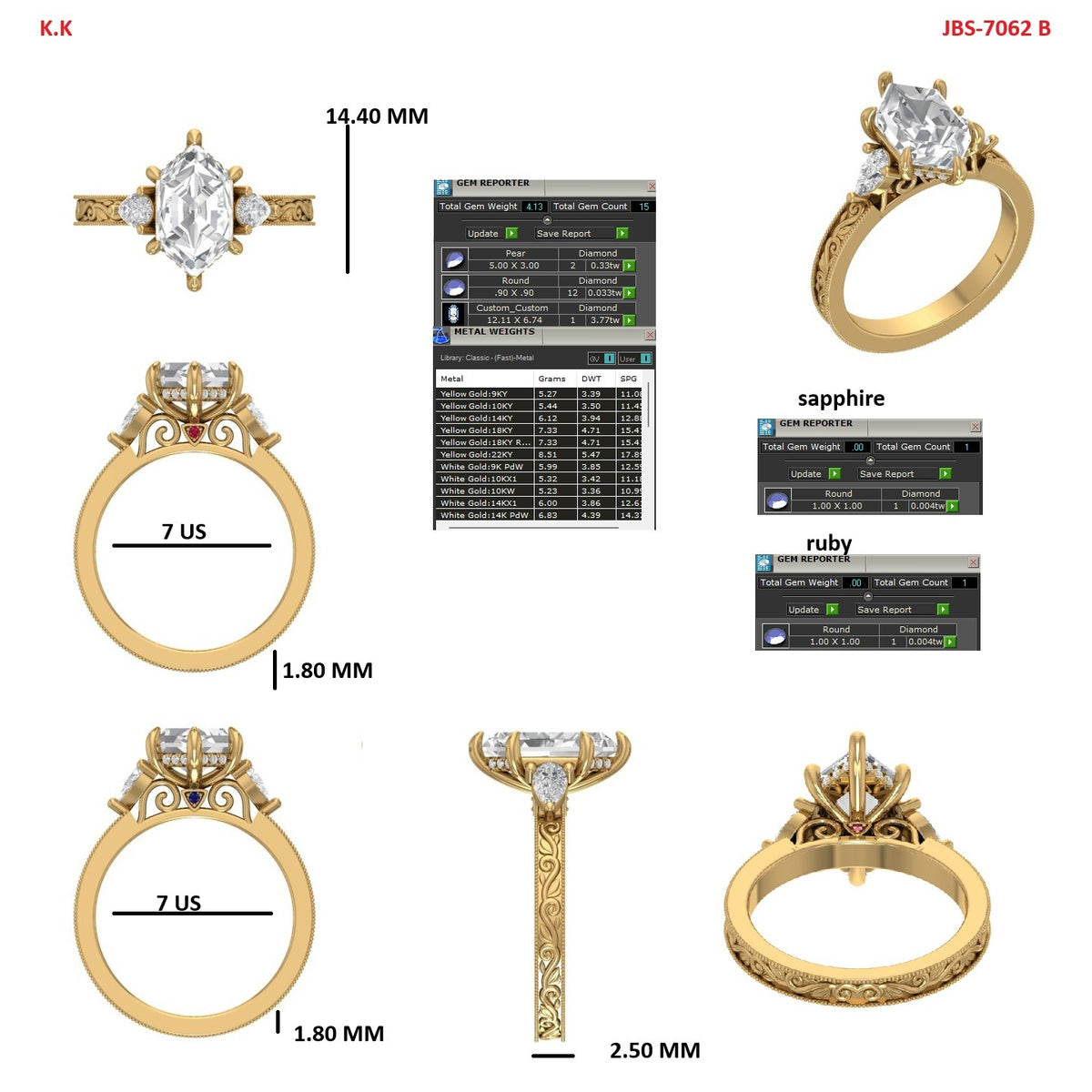Custom Ring Order Marcus DM