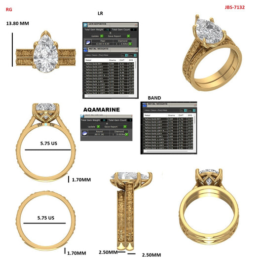 Custom Ring Order Elisha two rings