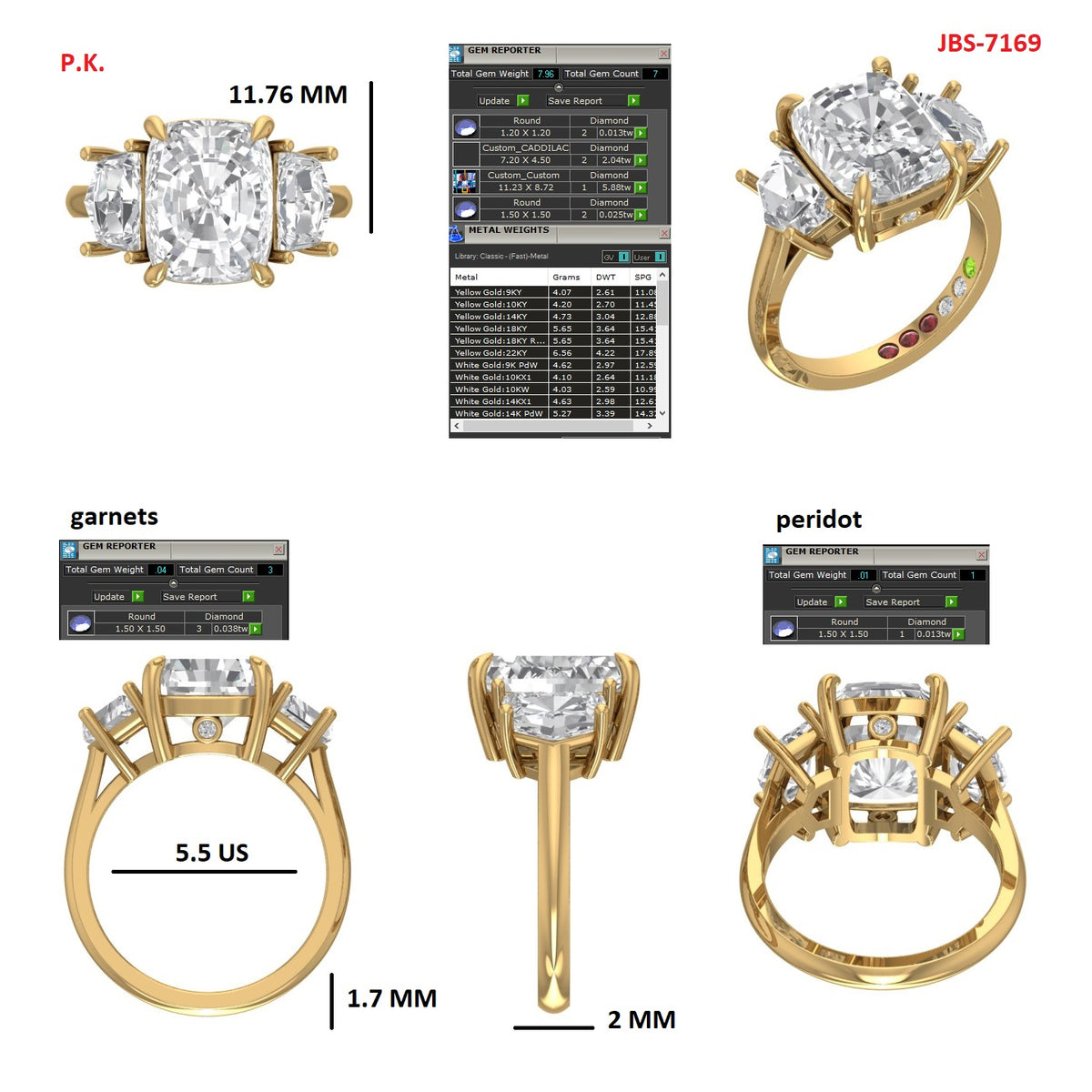 Custom Ring Order Christine/Dan