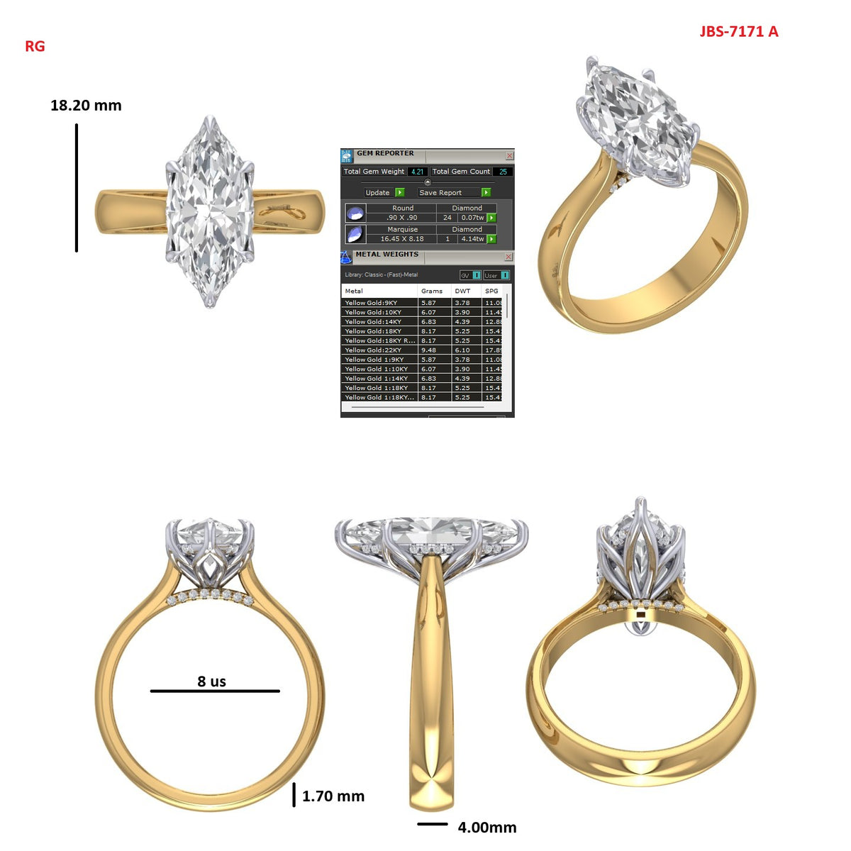 Custom Ring Order Kendra Marquise