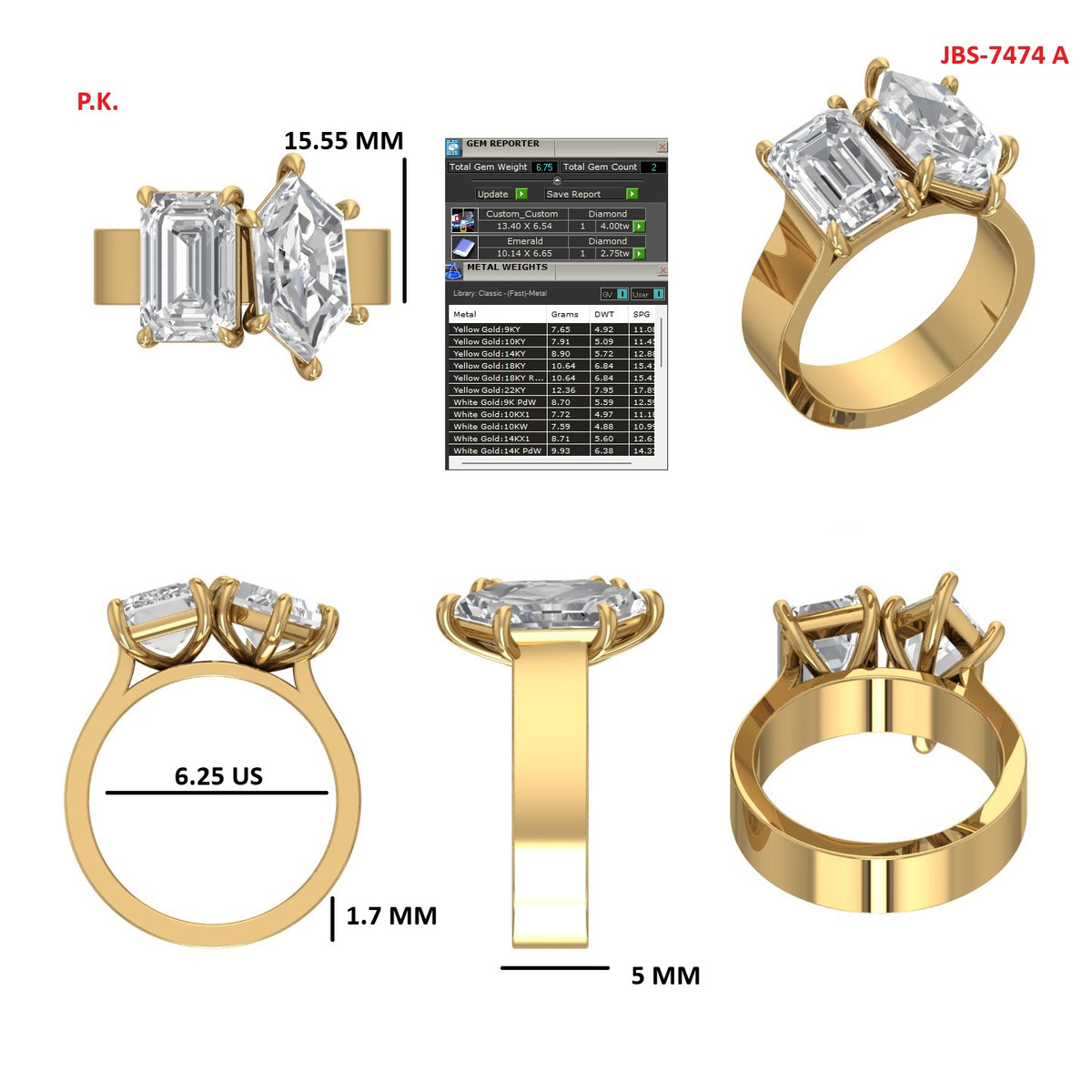 Custom Ring Order Luke Toi et moi
