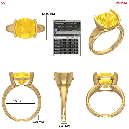 Custom Ring Order Abby citrine