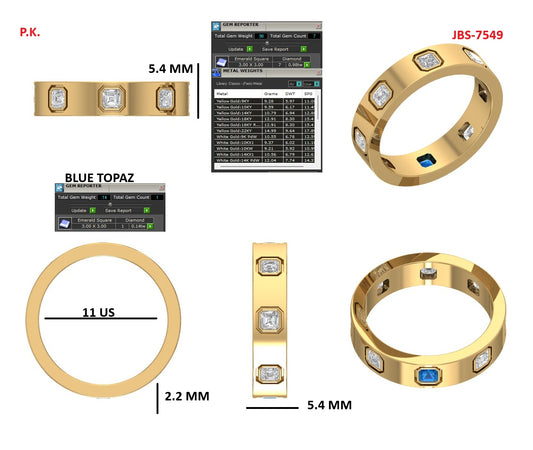 Custom Ring Order Jalon men's band