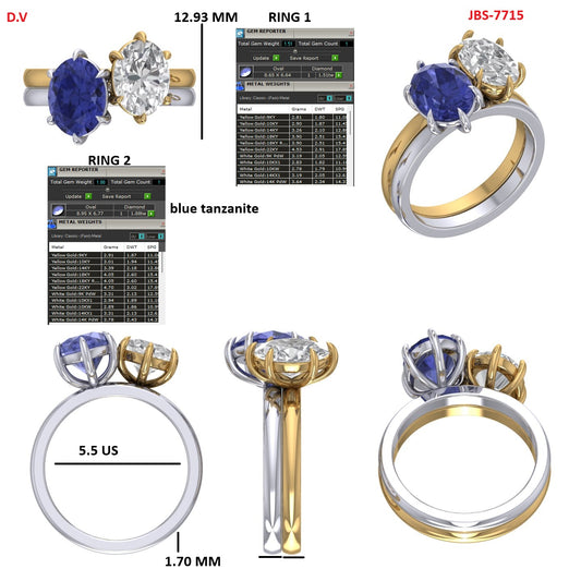 Custom Ring Order Belle Moonstone/Tanz Toi et Moi