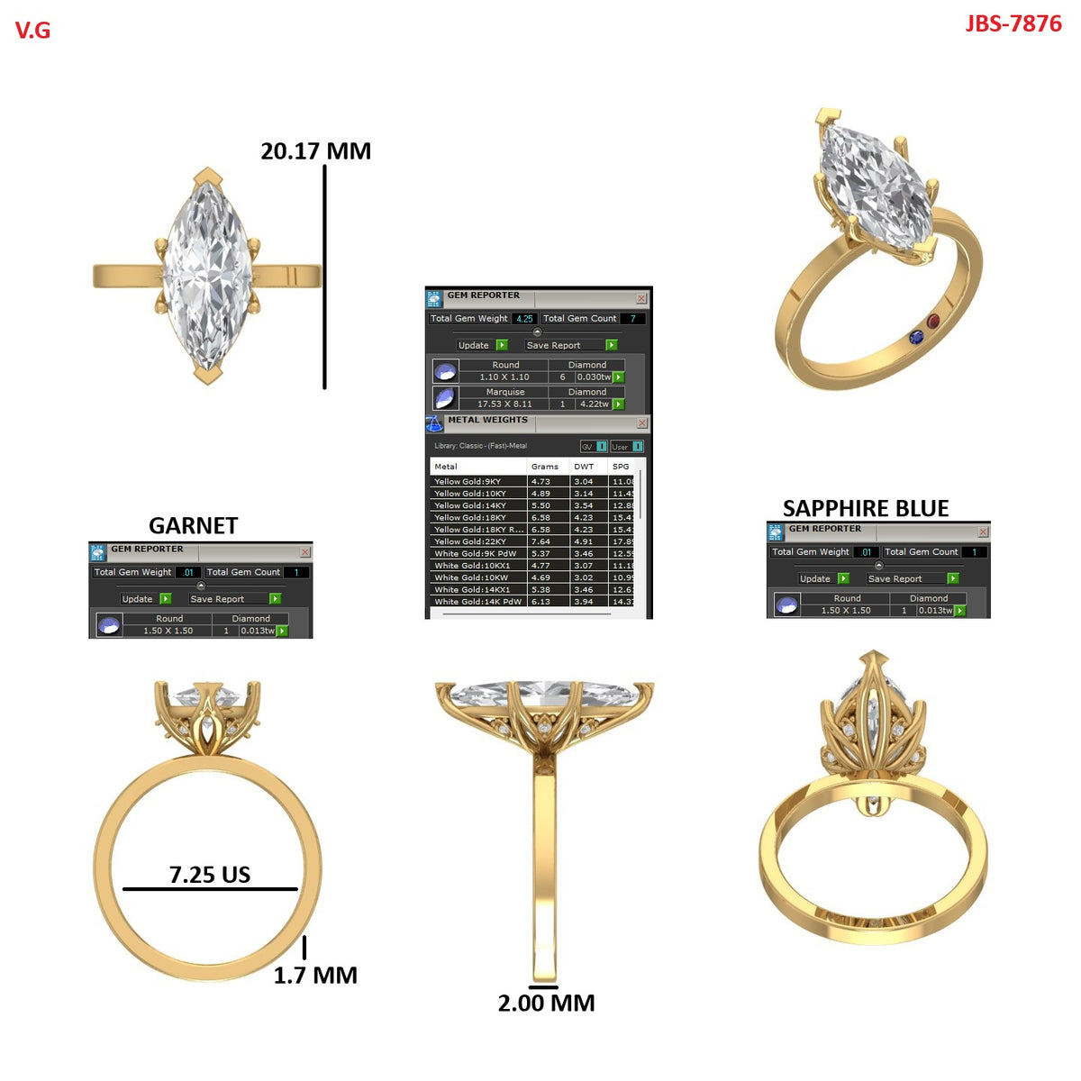 Custom Ring Order Charles Marquise