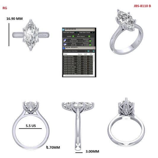 Custom Ring Jase Marquise