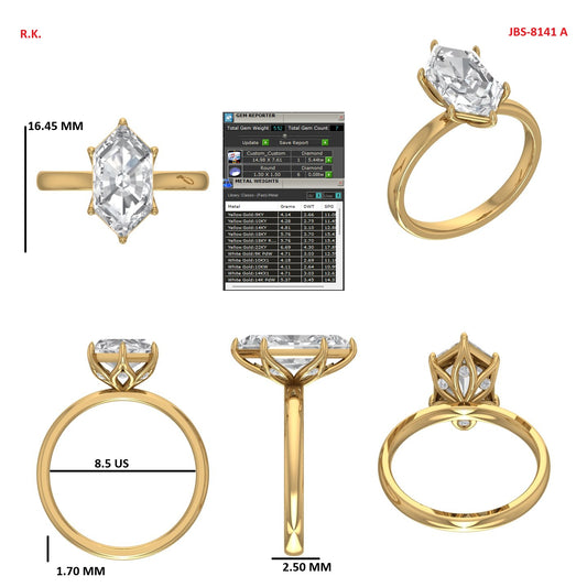 Custom Ring Sonya Dutch Marquise