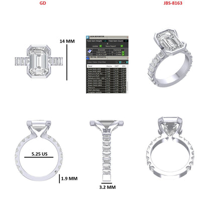 Custom Ring Shane Emerald