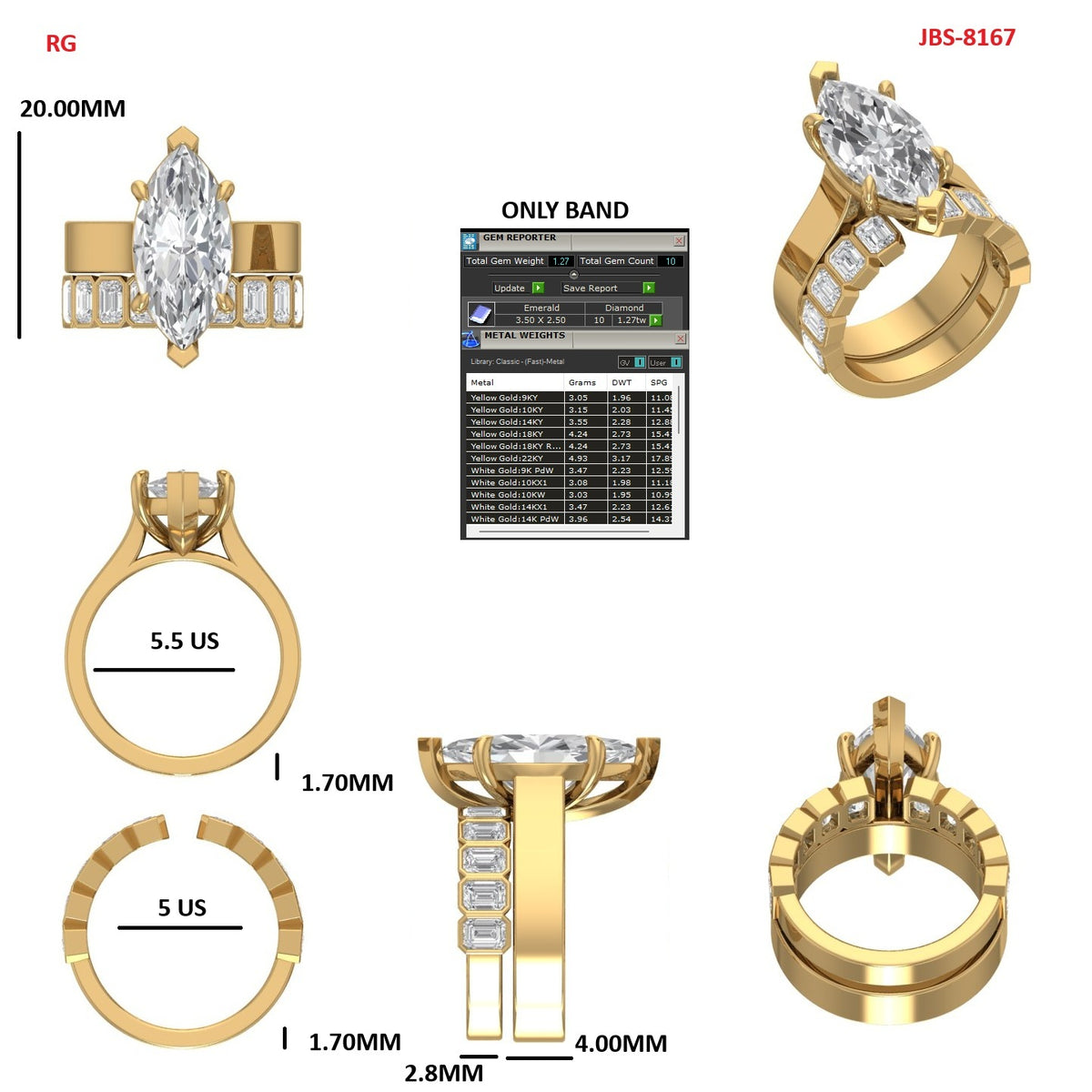 Custom Ring Order Marsal/Carlos
