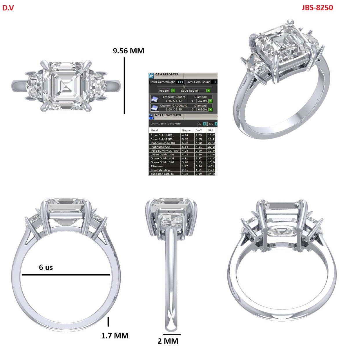 Custom Ring Brandon/Caroline