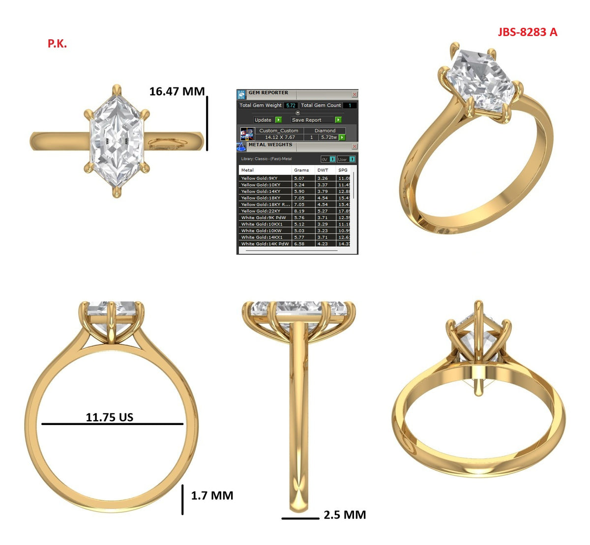 Custom Ring Anthony/Mariko
