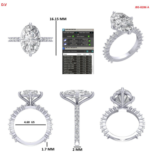 Custom Ring Maria Toledo two rings