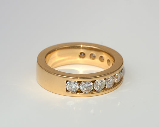 4mm Lab-Grown Diamond Channel Set Wedding Band