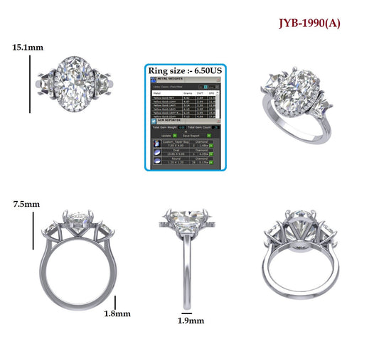 Custom Ring Order - Hayden/Lydia Take 2