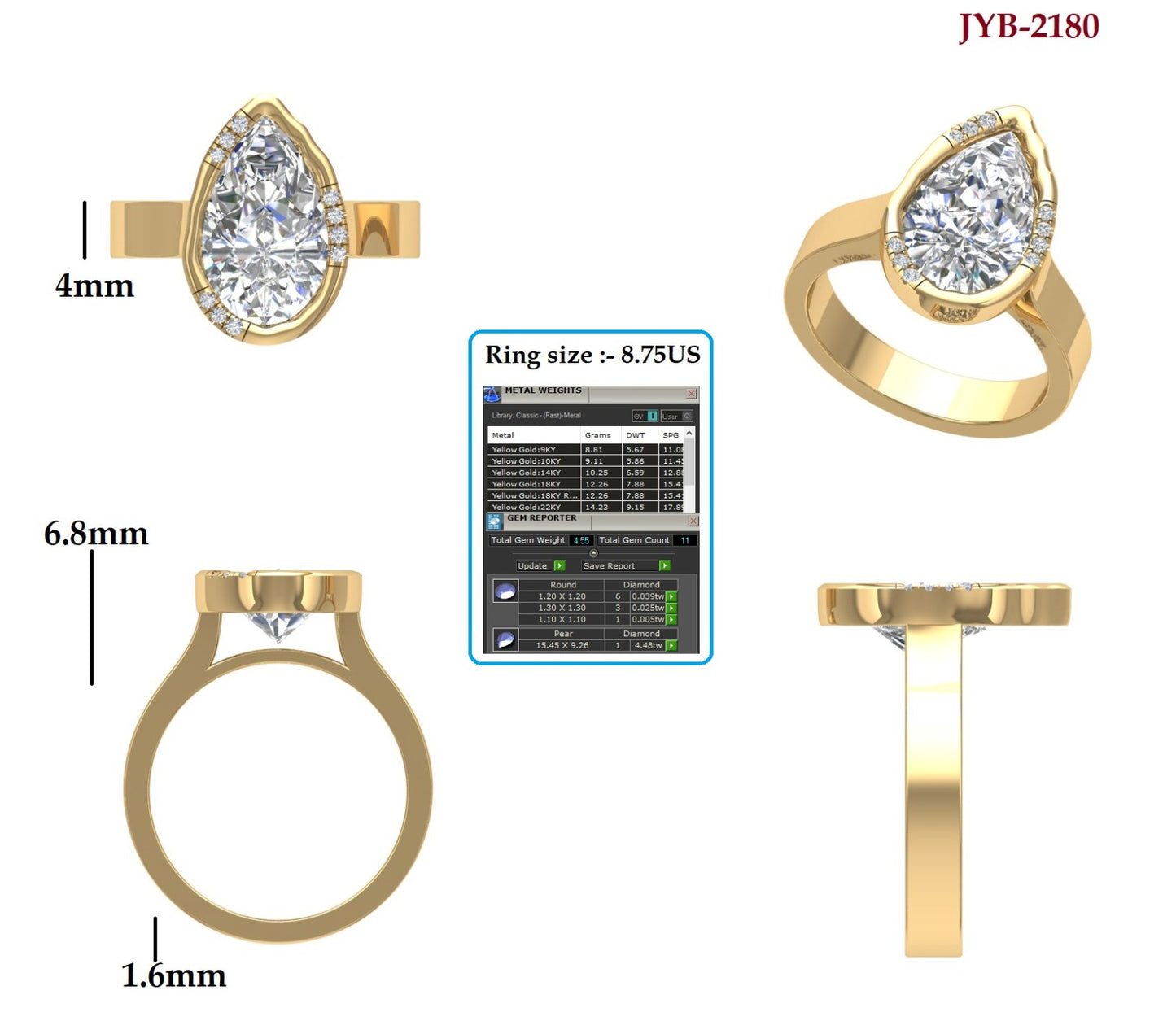 Custom Ring Order - Noelle engagement ring