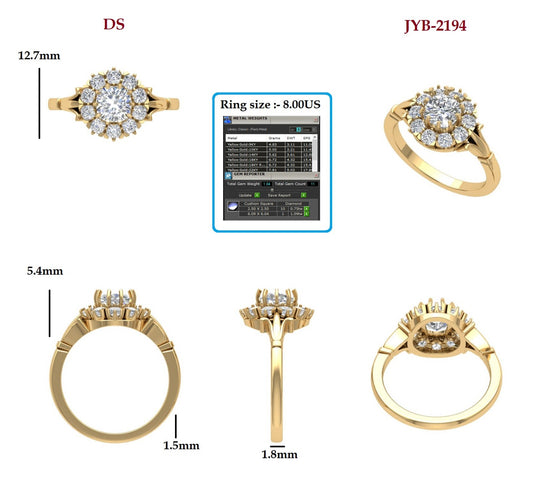 Custom Ring Order - Jasmine mom vintage ring