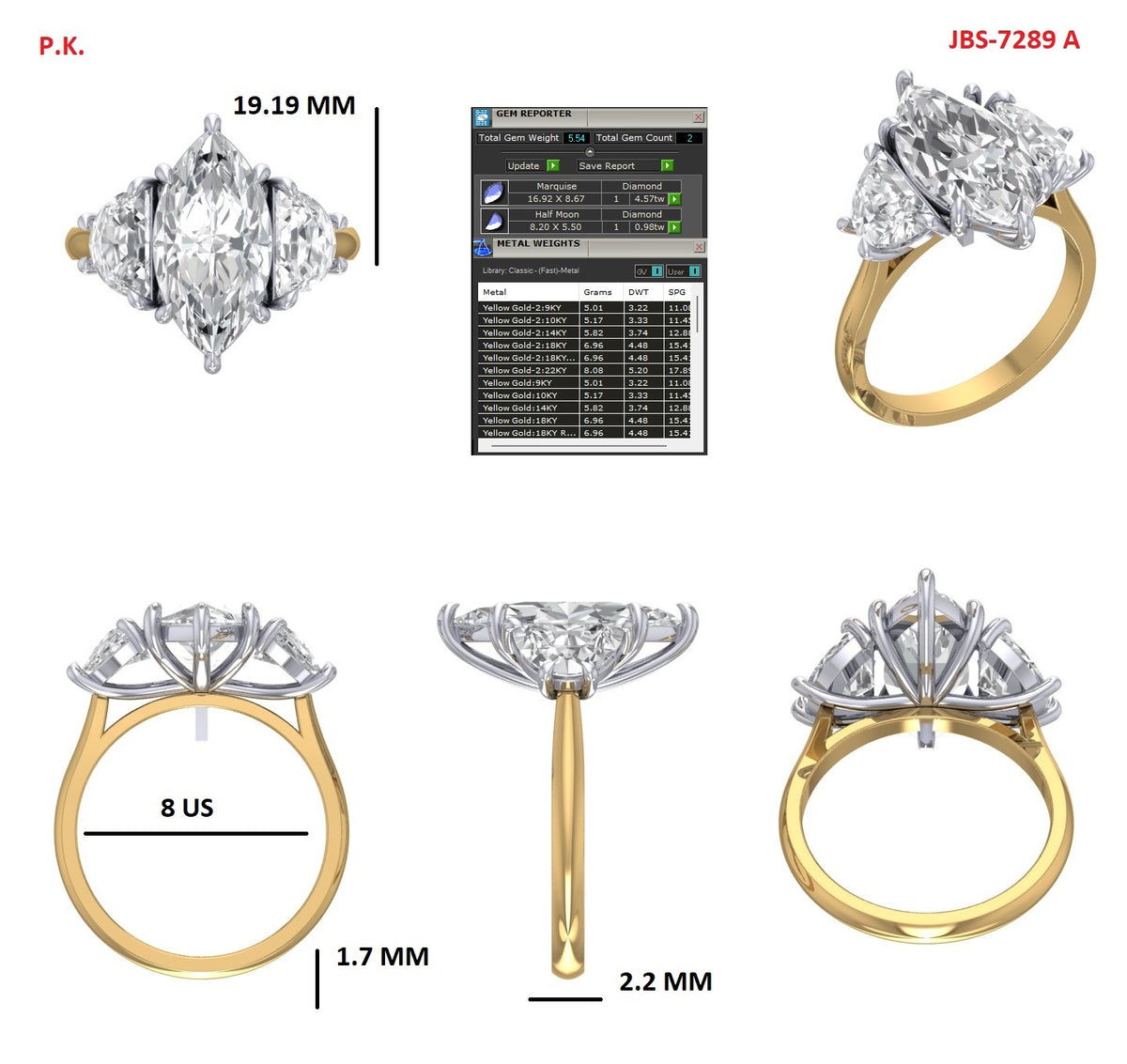 Custom Ring Order Angela Reset
