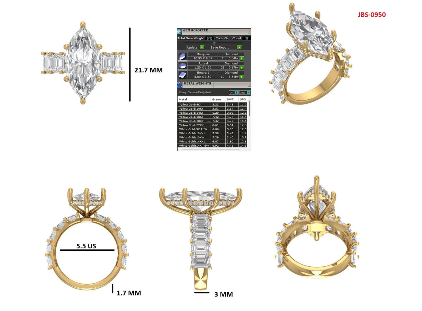 Custom Ring Order -Albin Second payment