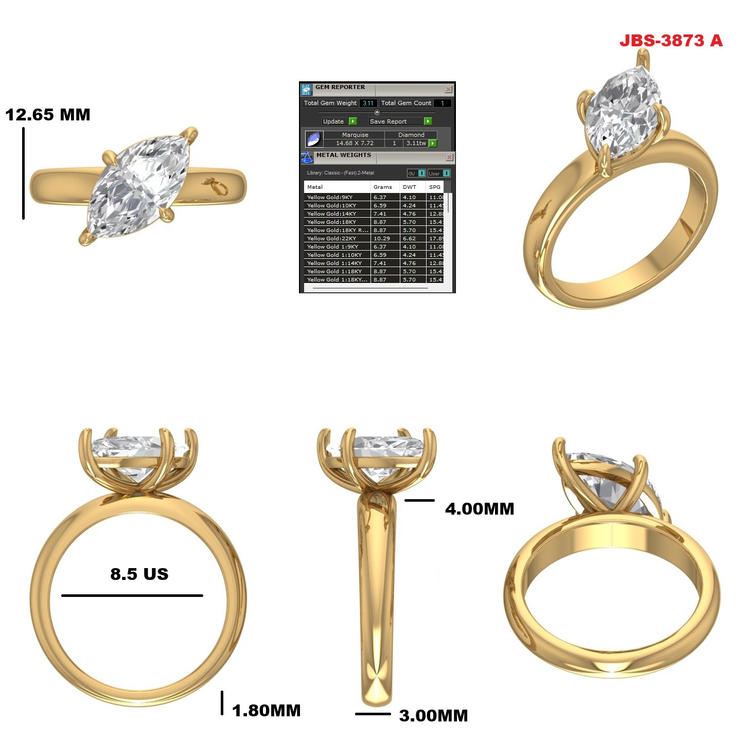 Custom Ring Order - Gavin Drew