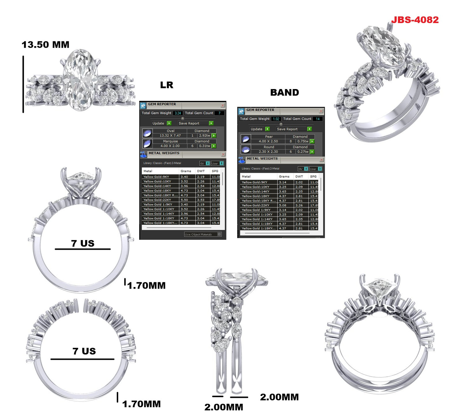 Custom Ring Order - Kristin Moval and band