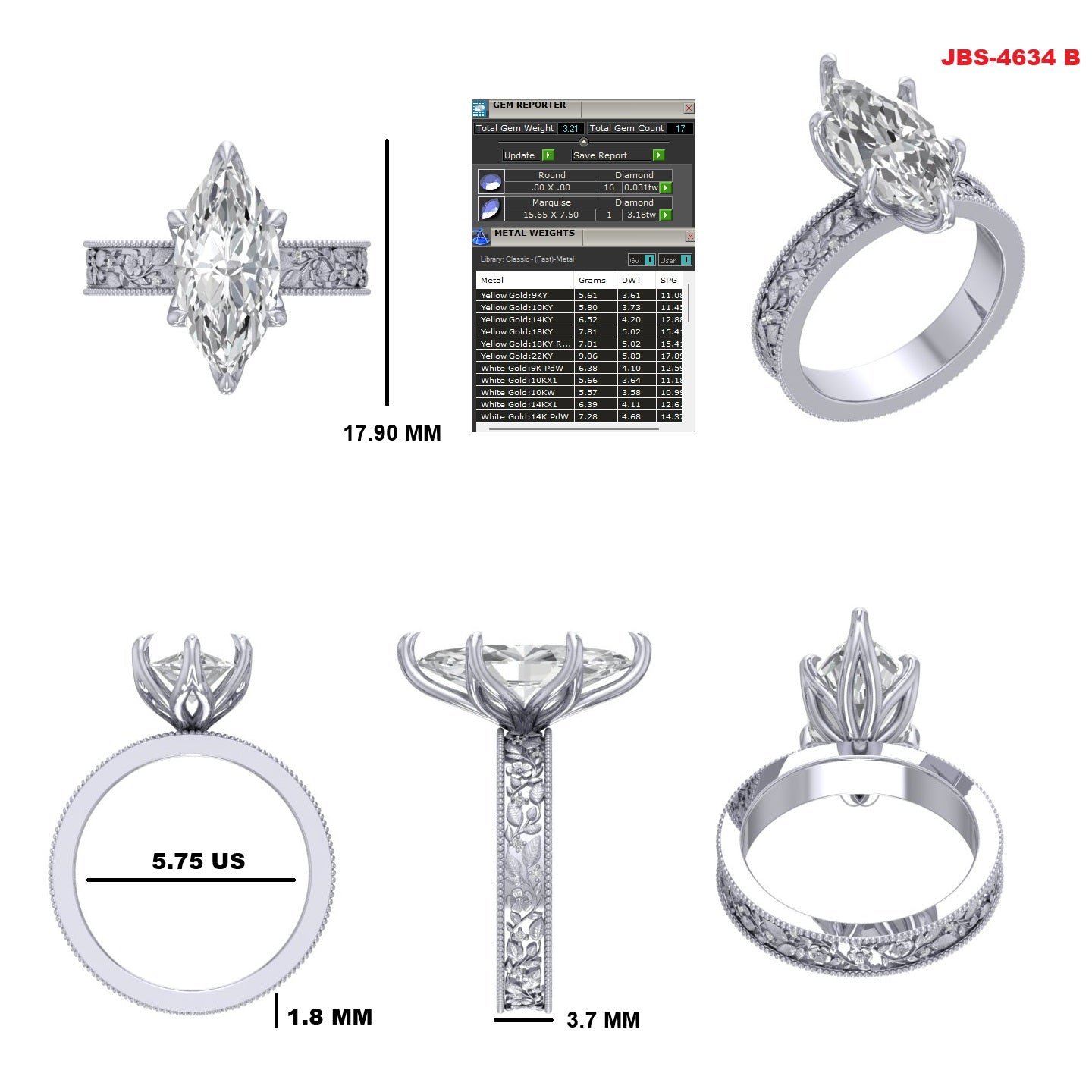 Custom Ring Order -Braydon