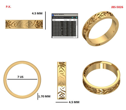 Custom Ring Order Isaac/Maria wedding bands