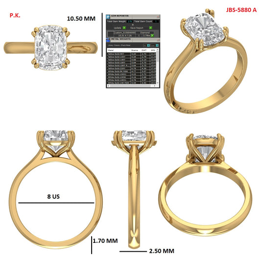 Custom Ring Order engagement ring Gwen/Jonathon