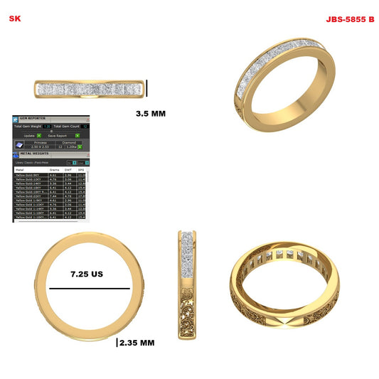 Custom Ring Order Janice two bands