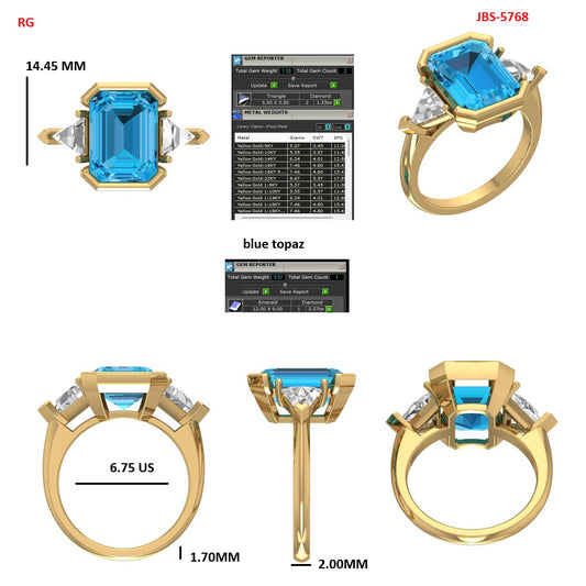 Custom Ring Order Traci Topaz ring