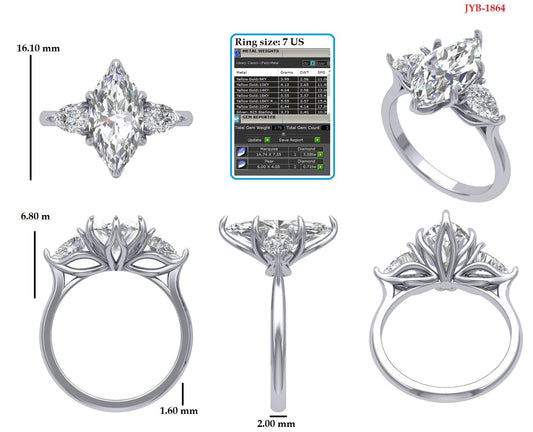 Custom Ring Order - Ben/Bryana