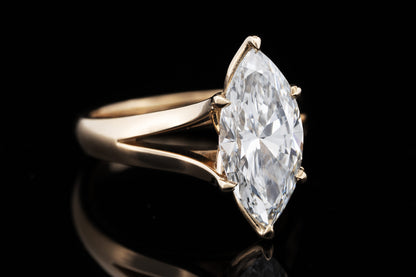 The Phoebe - An Elegant Split-Shank Band - Setting Only