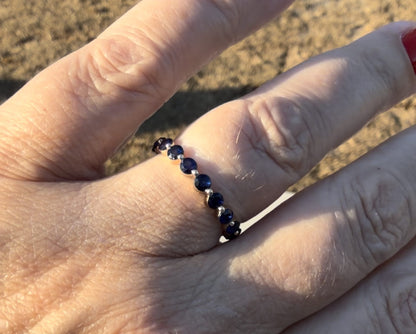 The Kalea Band - Three-Quarter Eternity Band is Set with Approximately 1.30 Carats of Lab-Grown Gemstones