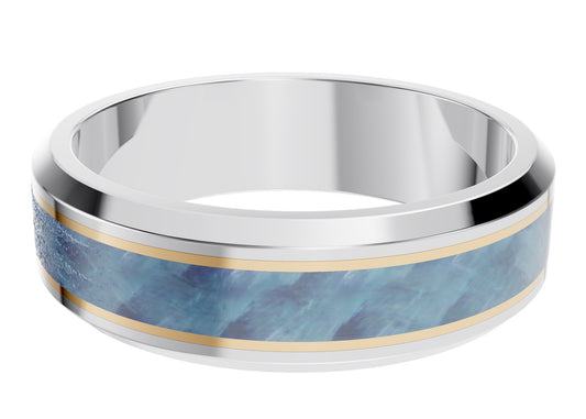 Wrightsville Resin and Gold Men's Band