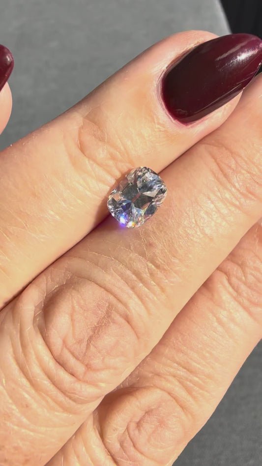 3.0ct Elongated Cushion Old Mine Cut Moissanite Loose Stone (Color: D)