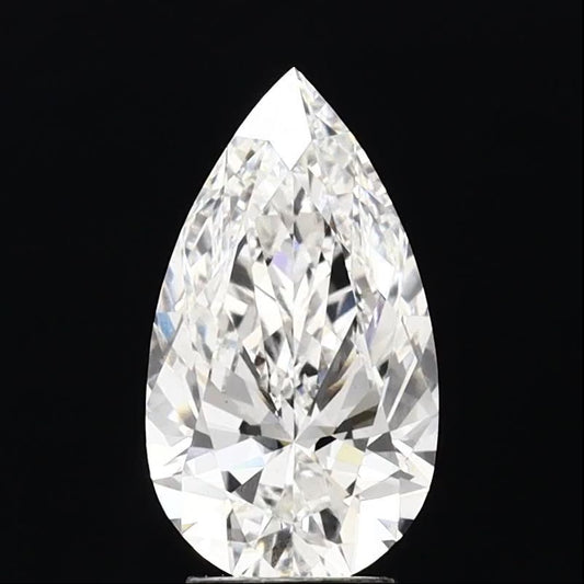 3.79ct Pear Brilliant Cut Lab Grown Diamond (Color: G Clarity: VS1)