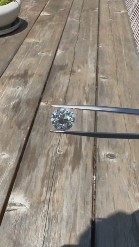 2.58ct Old European Cut VVS2 Clarity E Color Lab Grown Diamond