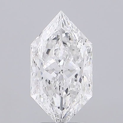 3.01ct Hexagonal Modified Brilliant Lab-Grown Diamond (Color: F Clarity: Vs 1)