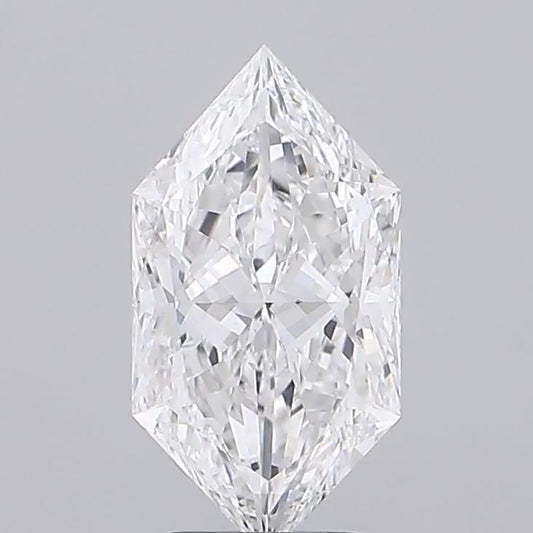 3.01ct Hexagonal Modified Brilliant Lab-Grown Diamond (Color: F Clarity: Vs 1)