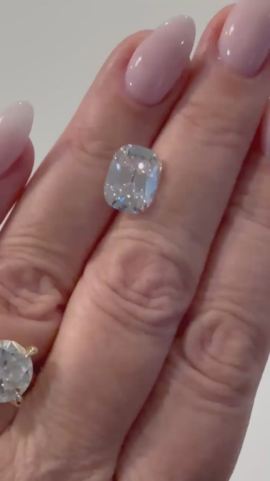 6.03ct Old Mine Cut Lab Grown Diamond (Color: E Clarity: VS1)